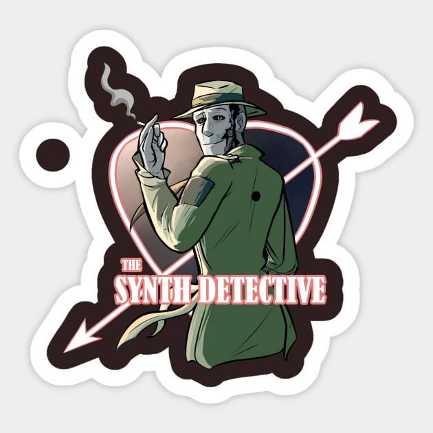 The Synth Detective Sticker by cassafra5